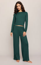 Load image into Gallery viewer, Aries Knit Long Sleeve Top- Velvet Green
