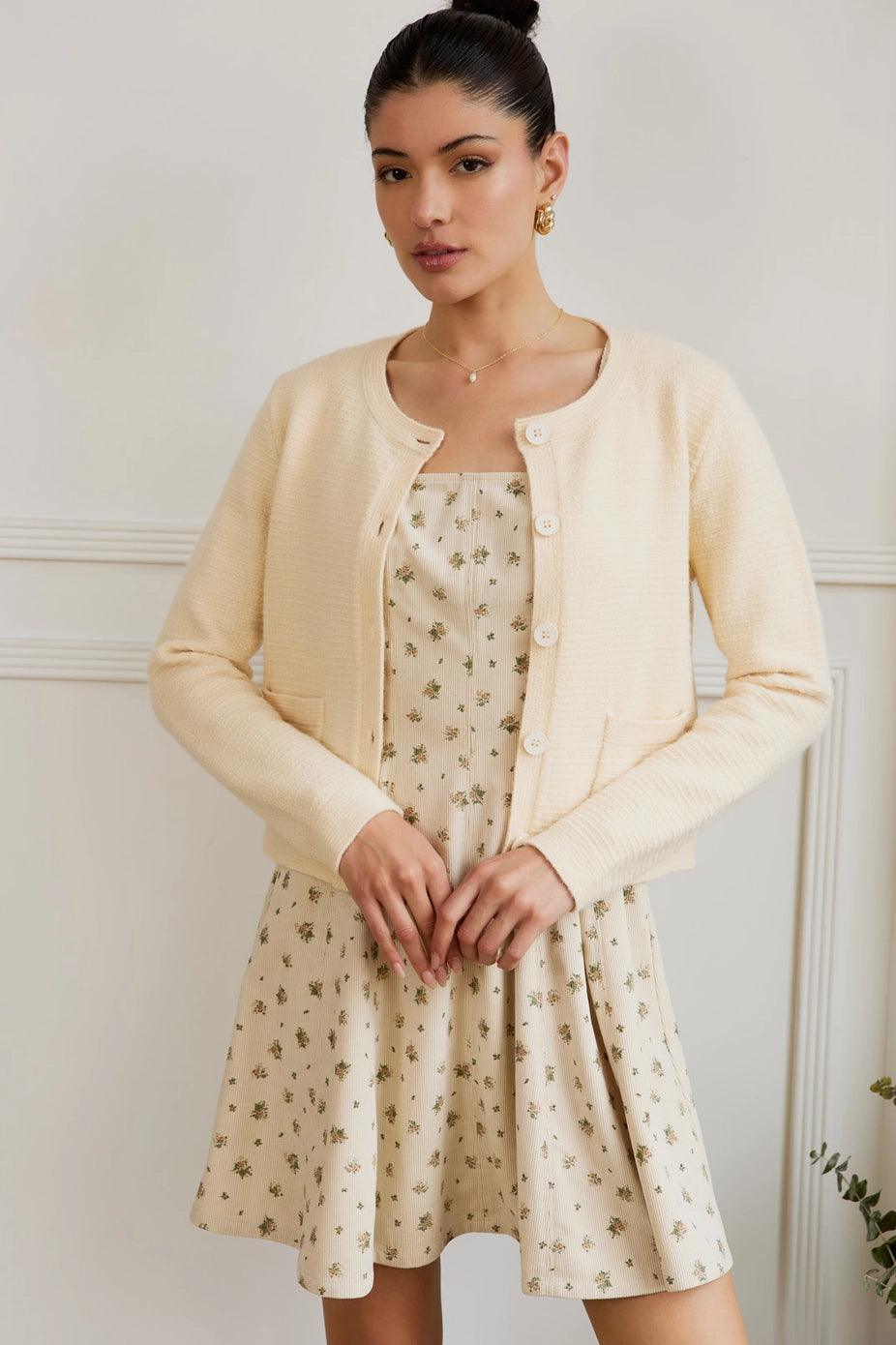 Butter Button Up Long Sleeve Sweater Cardigan