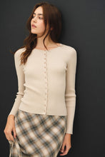 Load image into Gallery viewer, Brown Irish Plaid Midi Length Skirt
