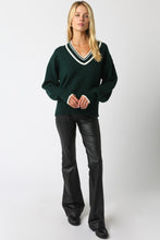 Load image into Gallery viewer, Dark Green Aimee Knit Top
