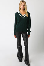Load image into Gallery viewer, Dark Green Aimee Knit Top
