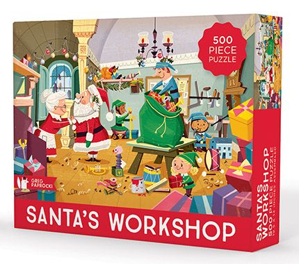 Santa's Workshop Puzzle - 500 piece