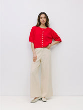 Load image into Gallery viewer, Stacey Half Sleeve Cardigan - Red
