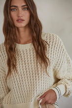 Load image into Gallery viewer, Match Point Pullover - Natural
