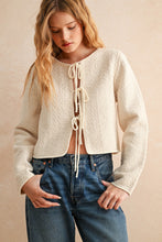Load image into Gallery viewer, Victoria Tie Front Cardigan
