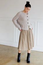 Load image into Gallery viewer, Almond Polka Dot Circle Skirt

