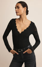 Load image into Gallery viewer, Nightfall Lace Bodysuit Black
