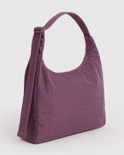 Load image into Gallery viewer, Nylon Shoulder Bag- Wild Plum
