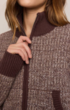 Load image into Gallery viewer, Ashford Zip Cardigan- Cocoa Bean
