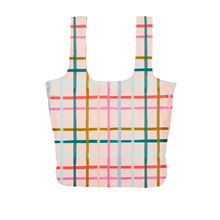 Load image into Gallery viewer, Large Twist and Shouts Bag- Pretty Plaid
