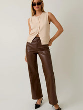 Load image into Gallery viewer, Sleeveless Button Front Sweater
