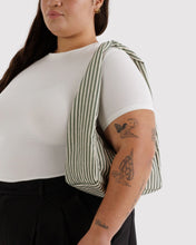 Load image into Gallery viewer, Baggu Small Nylon Meringue Bag- Sage Stripe
