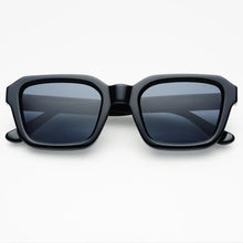 Load image into Gallery viewer, Hudson Acetate Rectangular Sunglasses - Black
