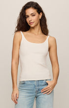 Load image into Gallery viewer, Vale Scalloped Tank- Sandstone
