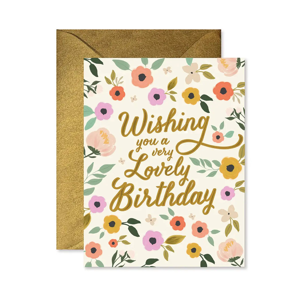 Lovely Birthday - Greeting Card