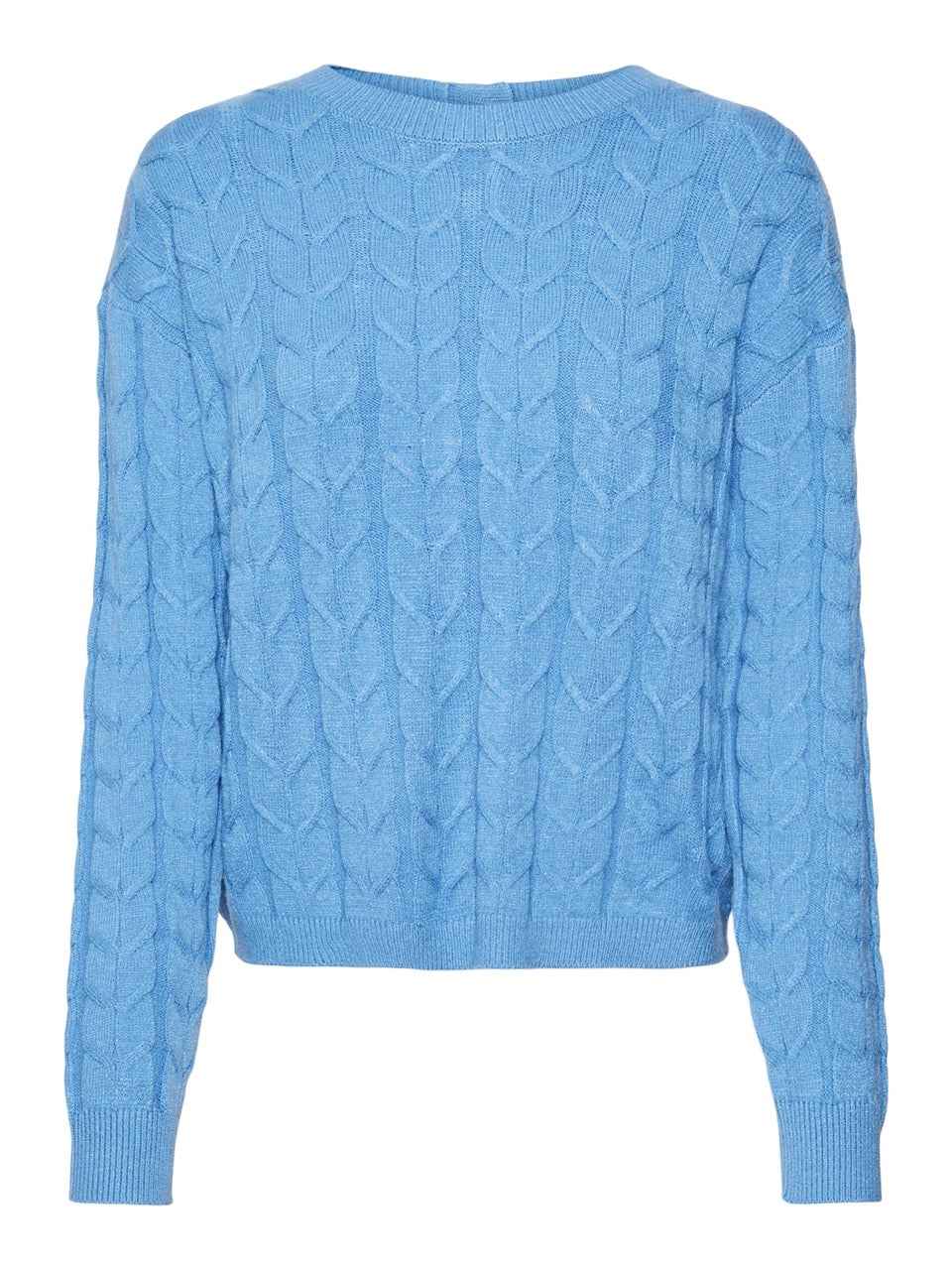 Tilda Long Sleeve 2Way Pullover- Blue Jasper