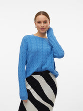 Load image into Gallery viewer, Tilda Long Sleeve 2Way Pullover- Blue Jasper
