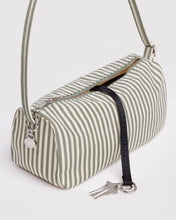 Load image into Gallery viewer, Baggu Nylon Loaf Bag- Sage Stripe
