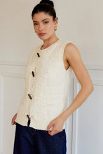Load image into Gallery viewer, Cream Sweater Vest
