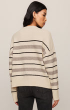 Load image into Gallery viewer, Cirrus Stripe Sweater - Chalk
