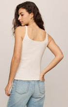 Load image into Gallery viewer, Vale Scalloped Tank- Sandstone
