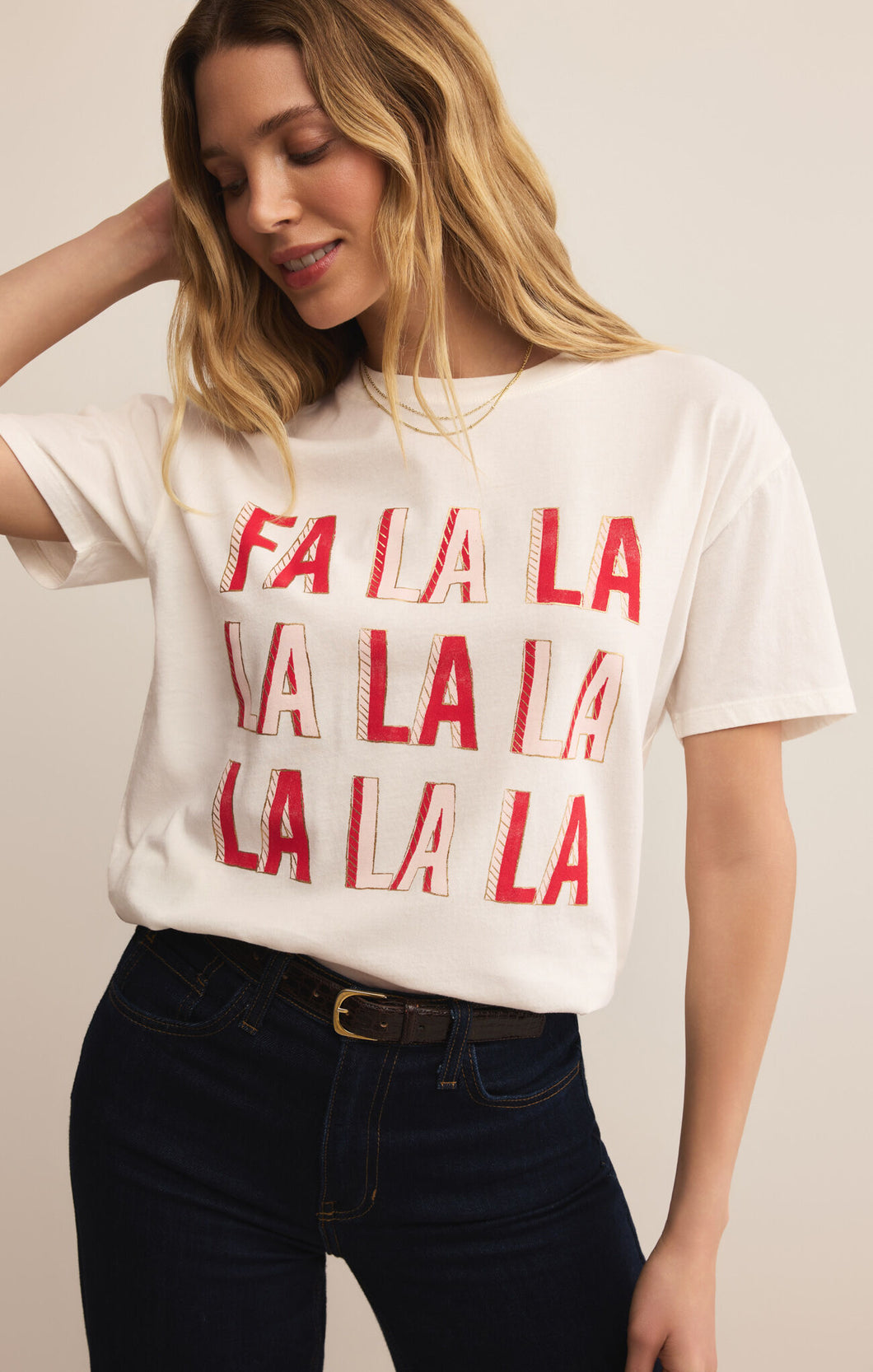 Falalala Boyfriend Tee