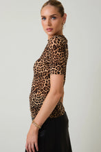 Load image into Gallery viewer, Wild Mock Neck Half Sleeve Mesh Top
