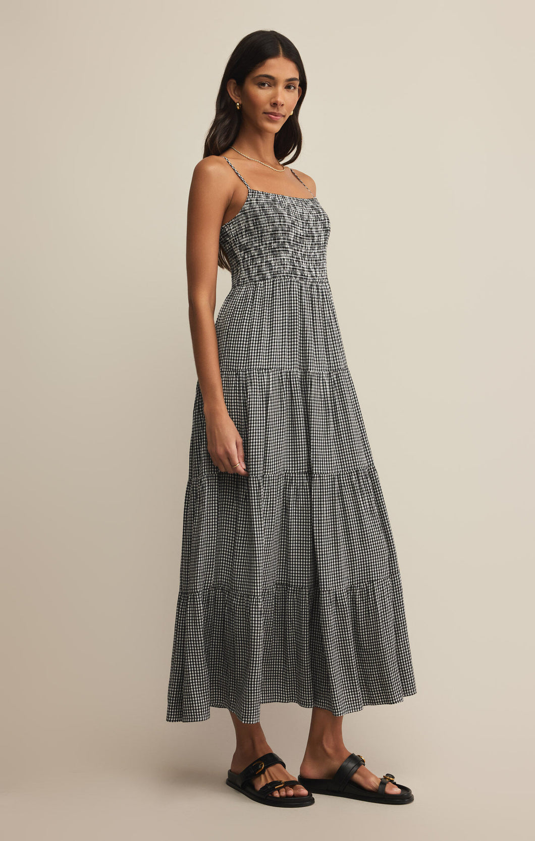 balos striped gauze maxi dress Balos Striped Maxi {Z Supply}