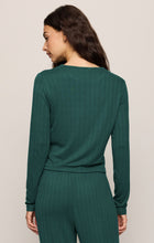 Load image into Gallery viewer, Aries Knit Long Sleeve Top- Velvet Green
