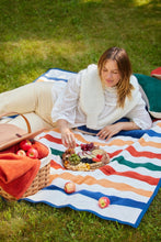 Load image into Gallery viewer, Vintage Casco Bay Stripe Blanket - Chappy Wrap
