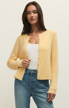 Load image into Gallery viewer, Medina Rib Cardigan - Custard
