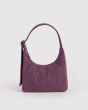 Load image into Gallery viewer, Mini Nylon Shoulder Bag- Wild Plum
