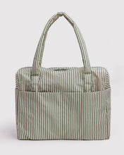 Load image into Gallery viewer, Baggu Cloud Carry-on- Sage Stripe
