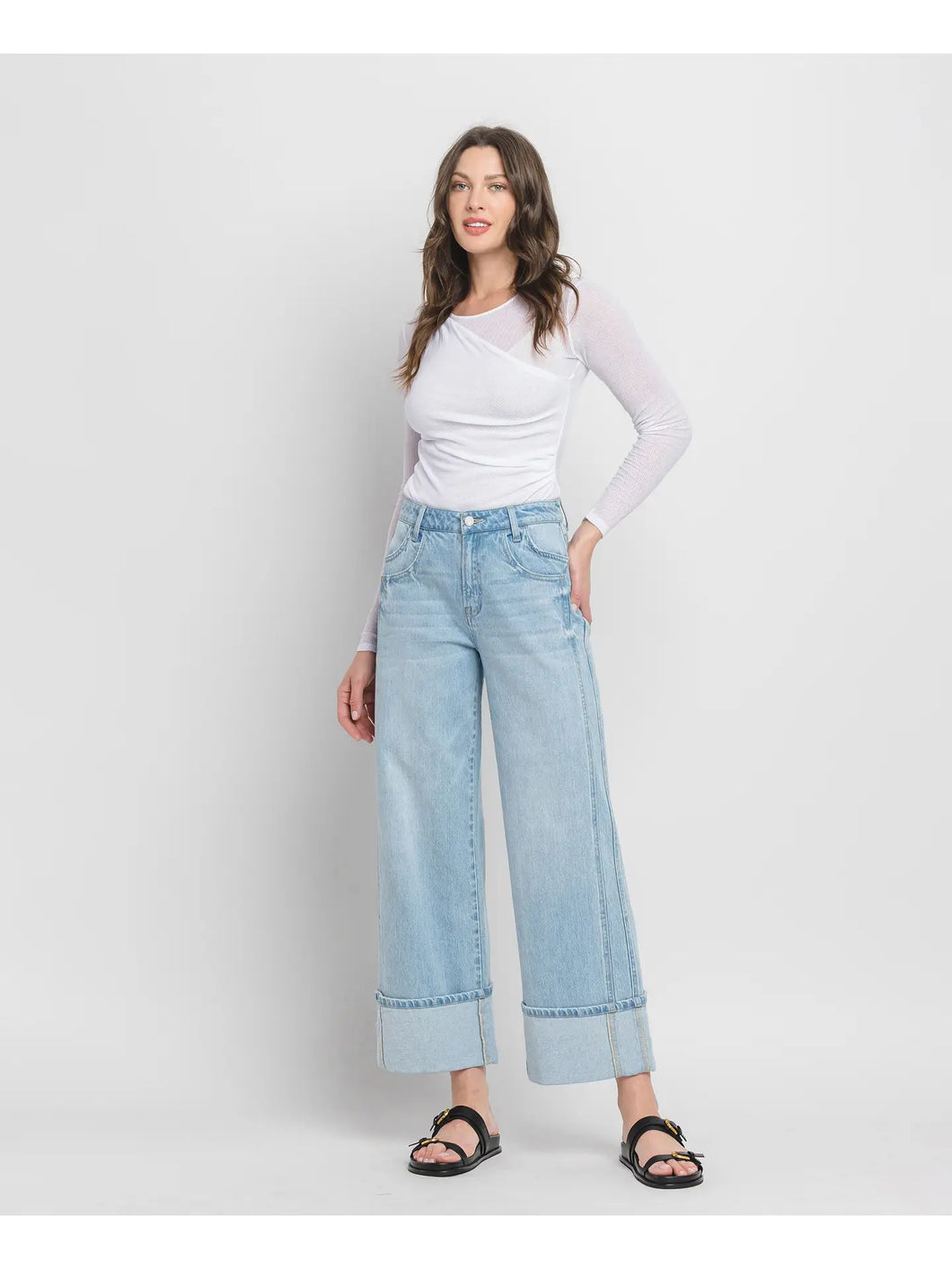 Super High Rise Baggy - Wide Leg Jeans