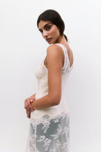 Load image into Gallery viewer, Jennifer Sheer Lace Dress - Cream
