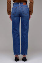 Load image into Gallery viewer, Ella 31&quot; - Dark Wash Clean Stretch High Rise Classic Straight
