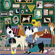 Load image into Gallery viewer, Lounge Dog 500 piece puzzle
