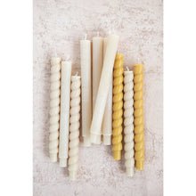 Load image into Gallery viewer, Unscented Twisted Taper Candles in Box, Set of 2
