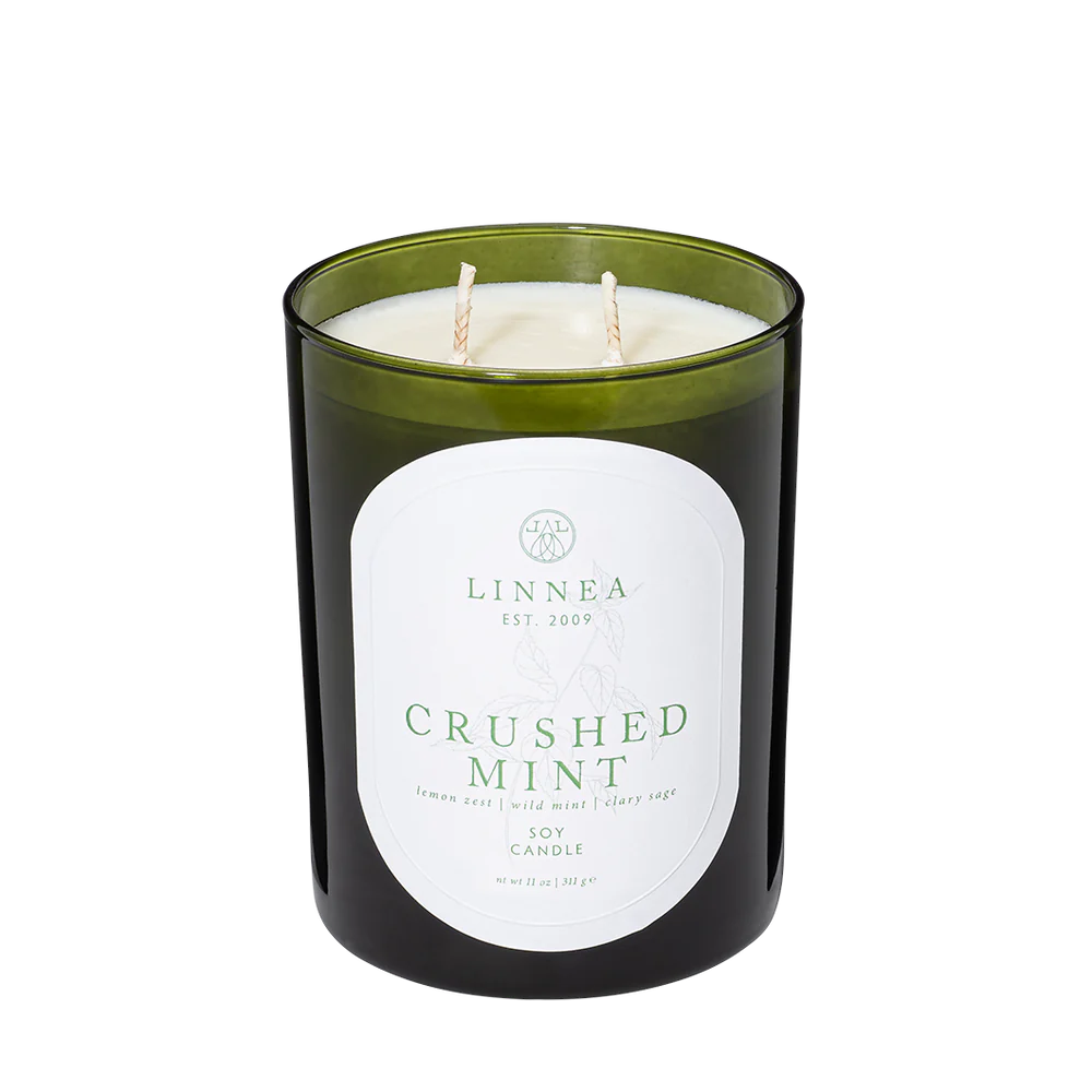 Linnea Candles - Crushed Mint - 2 wick