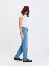 Load image into Gallery viewer, Rebel Mid-Rise Slim Straight- On Repeat
