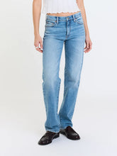 Load image into Gallery viewer, Rebel Mid-Rise Slim Straight- On Repeat
