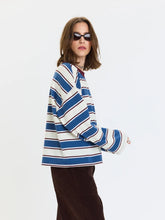 Load image into Gallery viewer, Salinas Easy Long Sleeve Tee- Cove Stripe
