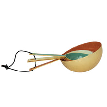 Load image into Gallery viewer, Enameled Measuring Cups with Leather Tie - Set of 4
