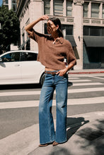 Load image into Gallery viewer, Nadya Alpaca Blend Boxy Polo Sweater
