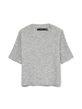 Load image into Gallery viewer, Sally Grey Knitted T-shirt
