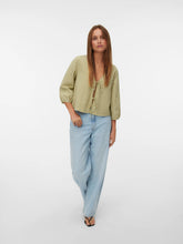 Load image into Gallery viewer, Camilla 3/4 Sleeve Tie-Front Top
