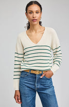 Load image into Gallery viewer, Tucker Pullover - Kelly Stripe
