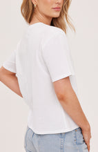 Load image into Gallery viewer, White Brigitte Short Sleeve T-Shirt
