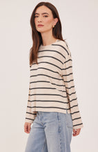Load image into Gallery viewer, Indy Longsleeve Top - Cream Stripe
