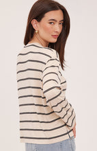 Load image into Gallery viewer, Indy Longsleeve Top - Cream Stripe

